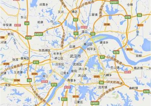 襄樊市城区交通图